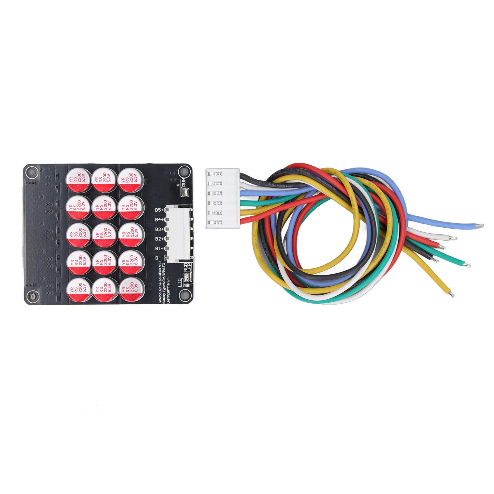 

Capacitor Active Equalizer Lithium Battery Capacitor Balancer 1.8V-4.5V Practical Undervoltage Sleep 4‑5S for LFP