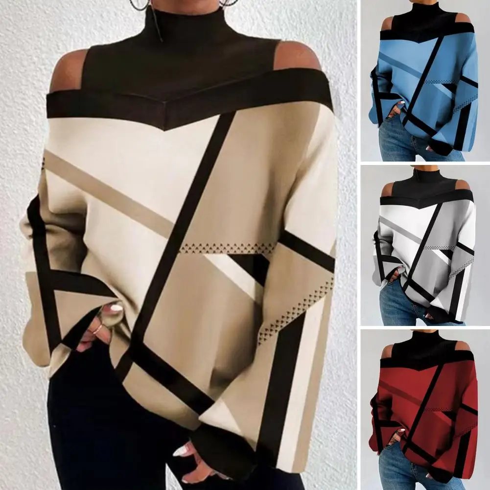 Рисунок 2 - Топ с геометрическим узором и высоким вырезом