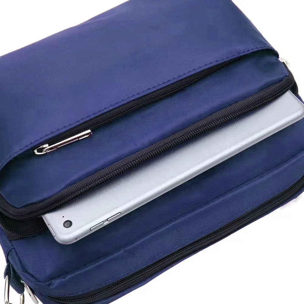 PANAM ユニセックス 707 スモールクロスバッグ 0147 3colors Large Capacity Travel and Commuting Storage Blue Bag Rose