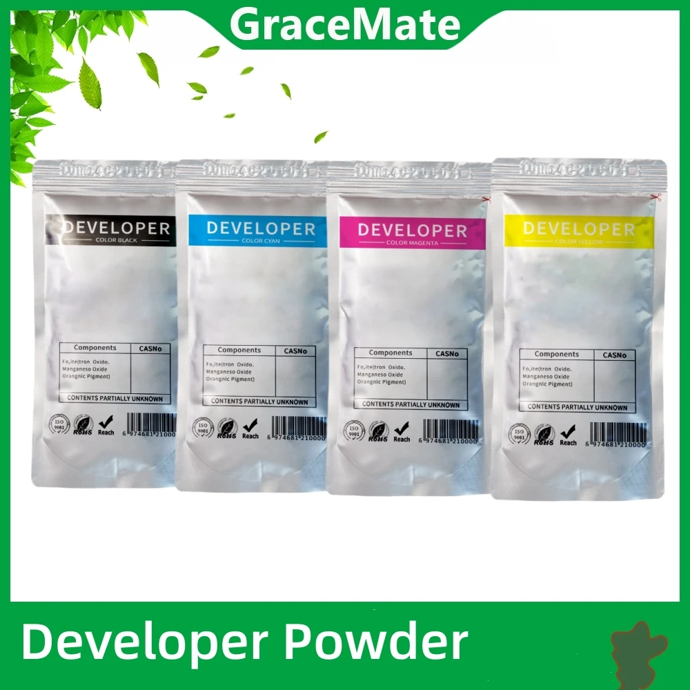 

GraceMate Developer Toner Iron Powder Compatible for Ricoh Aficio SP C430 C430dn C431dn C435 C440dn Copier 4 Color Developer