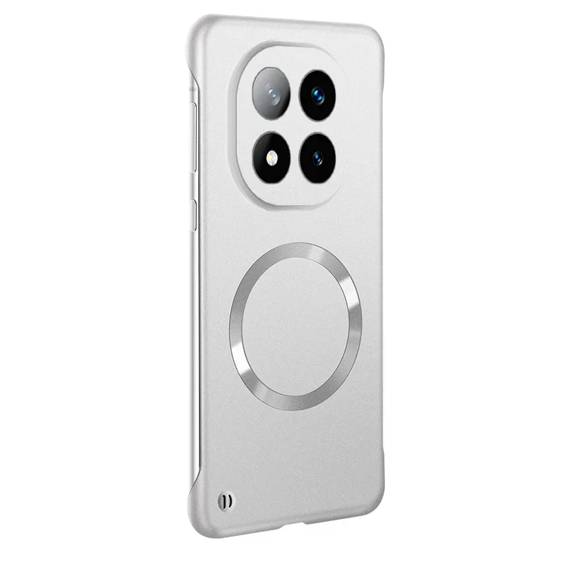 Luxury Ultra-Thin Metallic Frameless Magnetic Case with Magsafe and Shockproof Protection