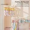 Wall Hanging Socks Holder Balcony Multi-head Baby Baby Socks Slipper Towel Drying Rack Punch-free Cloud Clothes Holder 6