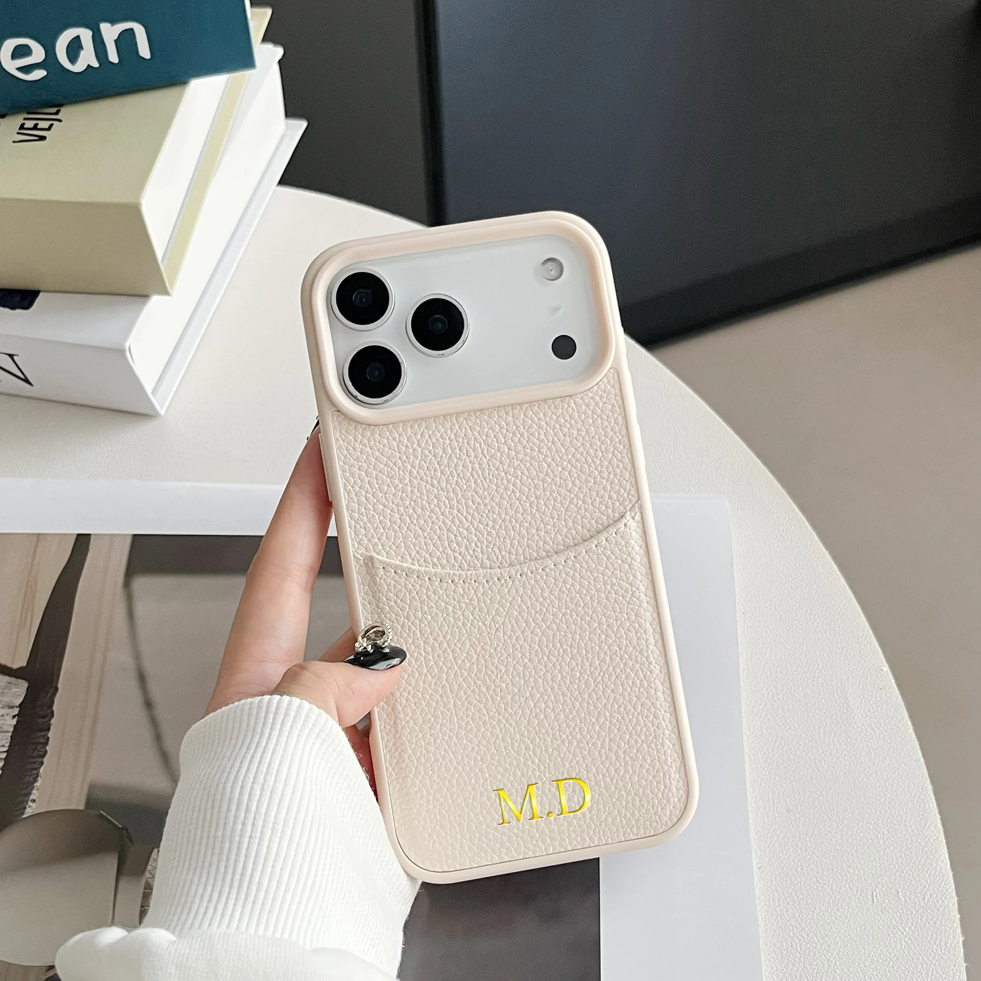 Personalized Custom Name Insert Card Case for iPhone 12 13