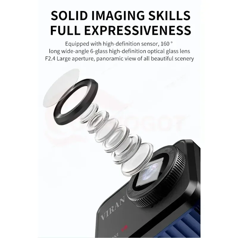 4K HD Mini  Action Camera Wifi Remote Control with screen 10M Waterproof 60FPS 5X zoom DV outdoor Sport Camcorders Drive Recorde 4