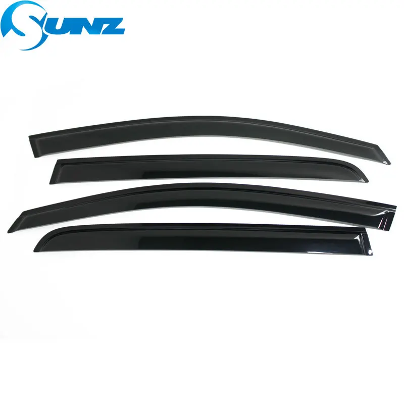 Side Window Deflectors For VW Golf 5 V MK5 TDI GTI R32 2004 2005 2006 2007 2008 Sun Rain Guard Door Visor Weathershield SUNZ car window visor car window deflectors