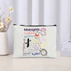 Swiftie Merch TS Album Pattern Women Makeup Bag Best Gift for Music Lovers Fans Fashion Cosmetic Organizer Toiletry Pouch 5
