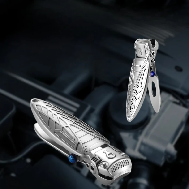 Golden Cicada Nail Clipper Splash Proof Nail Clipper Household Stainless Steel Large Opening Clippers