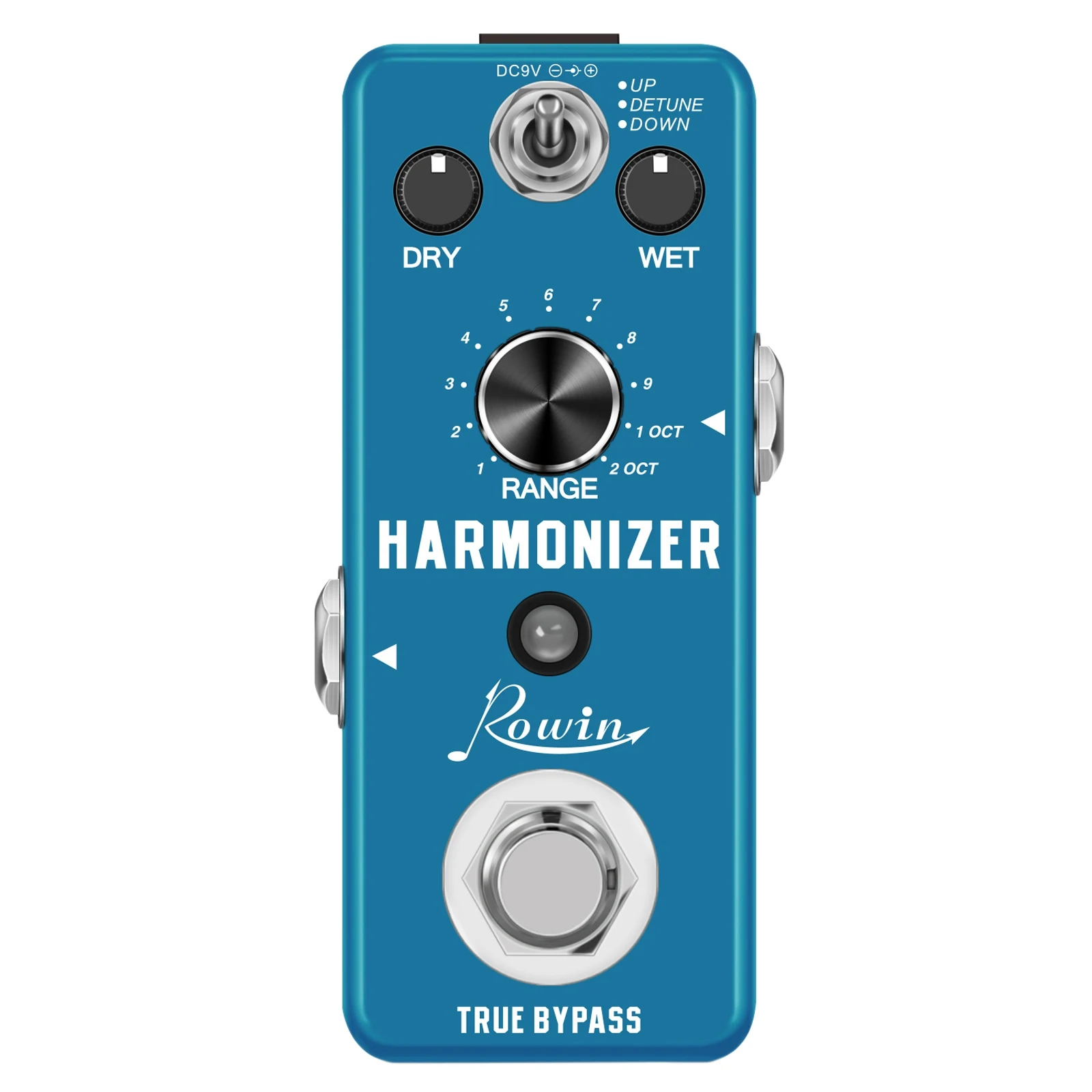 

Rowin LEF-3807 Guitar Harmonizer Pedal Digital Pitch Effect Pedals Signal to Create Harmony/Pitch Shift/Detune