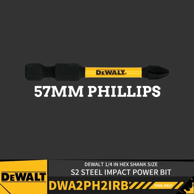 내구성과 다양한 기능을 갖춘 DEWALT 필립스 슬롯 임팩트 파워 비트