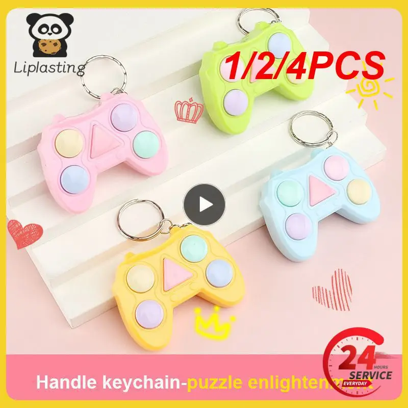 

1/2/4PCS Fidget Mini Handle Fingertip Electronic Game Console Machine Baby Memory Trainer Creativity Interactive Puzzle Stress