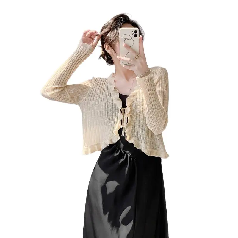 Women Knitted V Neck Sweater Blouse