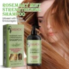 Rosemary Mint Hair Shampoo Coconut Oil Essence Repair Damaged Dry Curl Fluffy Hair Nourishing Refreshing Straightening Shampoo