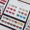 Eleanos High End 32PCS 9D Laser Magnetic Gel Nail Polish Set With Color Card Luxury Cat Eye Gel SoakOff UV LED Nail Varnish 15ml 1