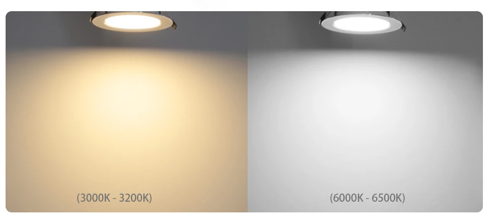 LED Downlight different angles