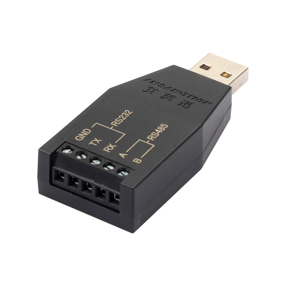 Amsamotion USB TO RS232 RS485 Serial Communication module Industrial Grade USB-232/485 Signal Converter Portable Mini Gadget