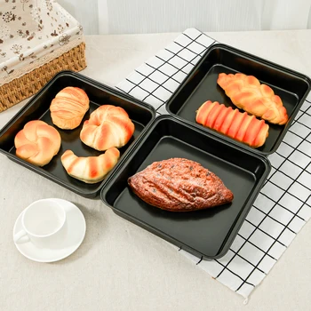 Nonstick Rectangular Pizza Pan Set 4