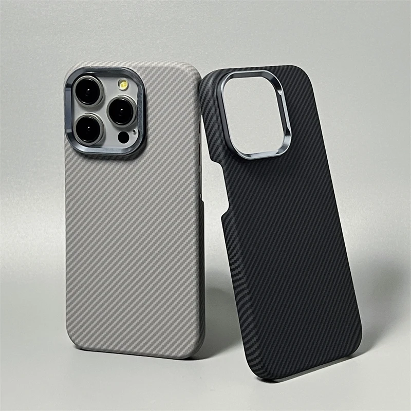 رقيقة جدا ألياف الكربون الملمس Magsafe جراب هاتف آ...