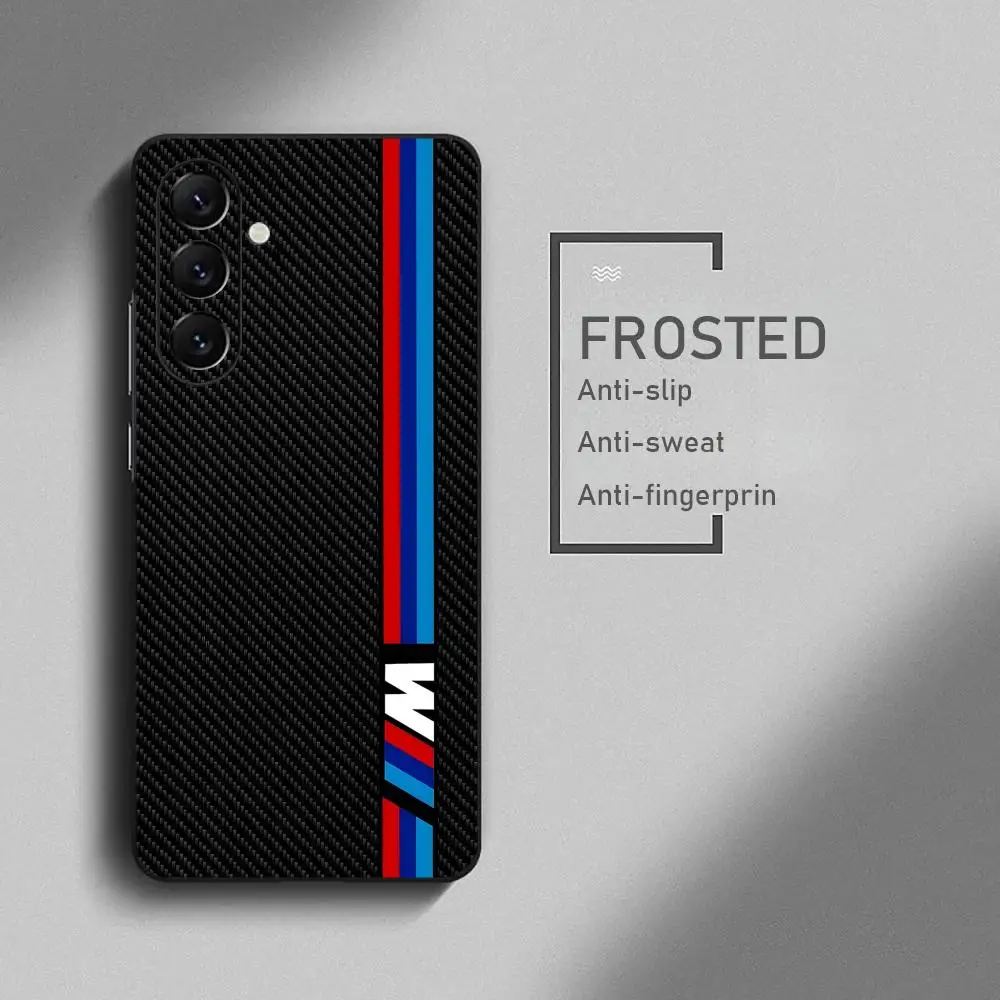 Sleek Black Car-Inspired Soft Phone Case