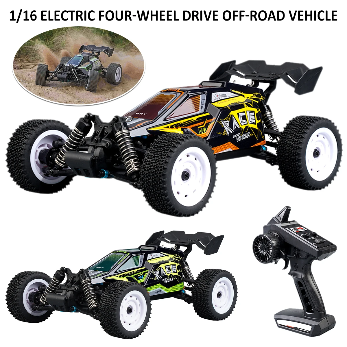 RC Cars hot JJRC 4WD 1:16 RC Car Toy 2.4G 35km/h Remote Control Racing Drift Off-road Vehicle Electric Model Four-wheel High-speed Drive best RC Cars