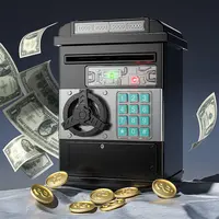 Large Electronic Money Coin Banks with Password Protection, Automatic Paper Money Scroll Saving Box, Great Gift for Kids Age 3+ 2