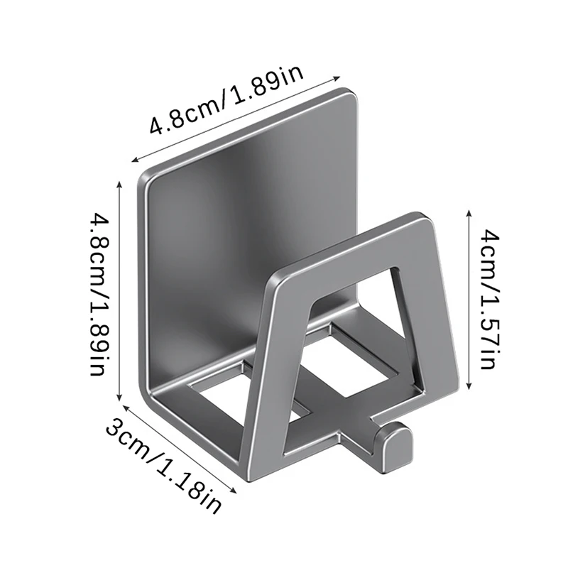 Kitchen Sponges Holder Carbon Steel Sink Sponges Drain Drying Rack Pot Cover Rack Self Adhesive Storage Holder Kitchen Organizer