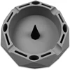 1 Silicone Geometric Ashtray  Unbreakable Multipurpose Portable Storage Tray - w/Glass Friendly Tapping Center 1