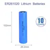 15Pack ER 261020 16000mAh 3.6V Li-SOCl2 Battery Double C Non-rechargeable Lithium Batteries For Horizontal Drilling Transmitter 4