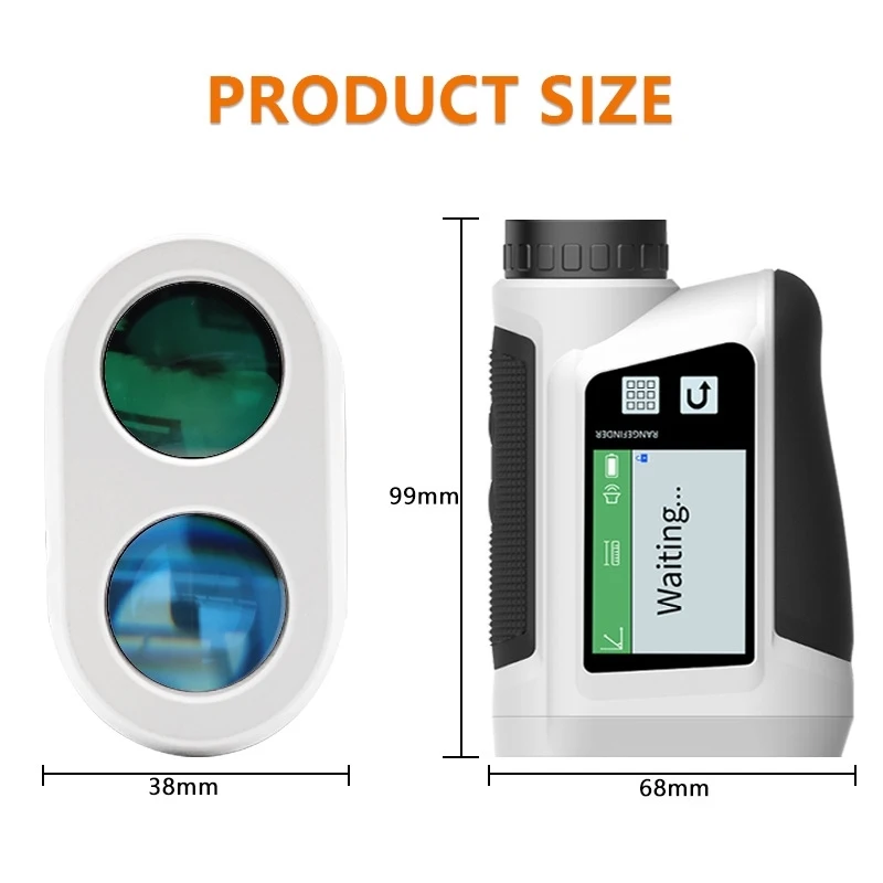 ARTBULL NP600 Touch Screen Golf Laser Speed Measurement Rangefinder 600 Meters Measuring Range 750mAh Battery With 6X Lens