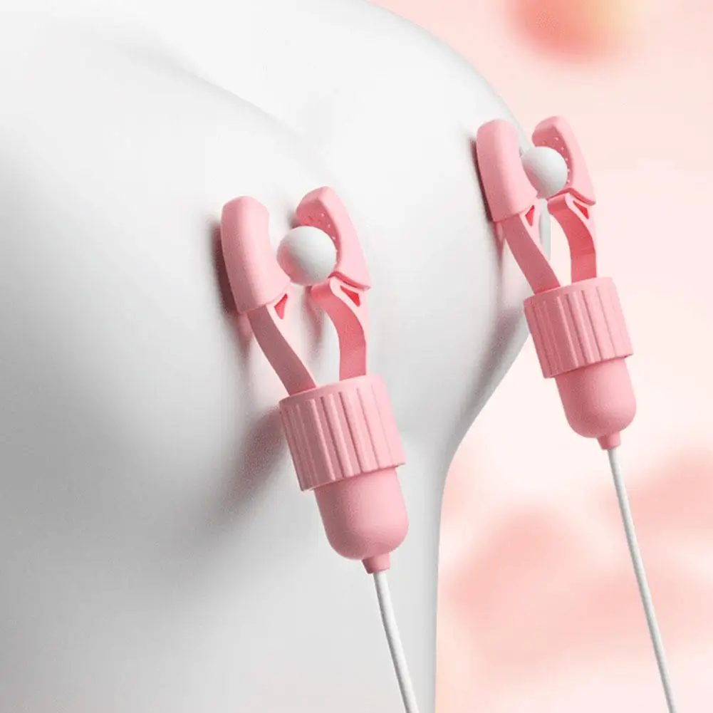 Pink Vibrating Clitoral Clip for Women Adult Masturbator