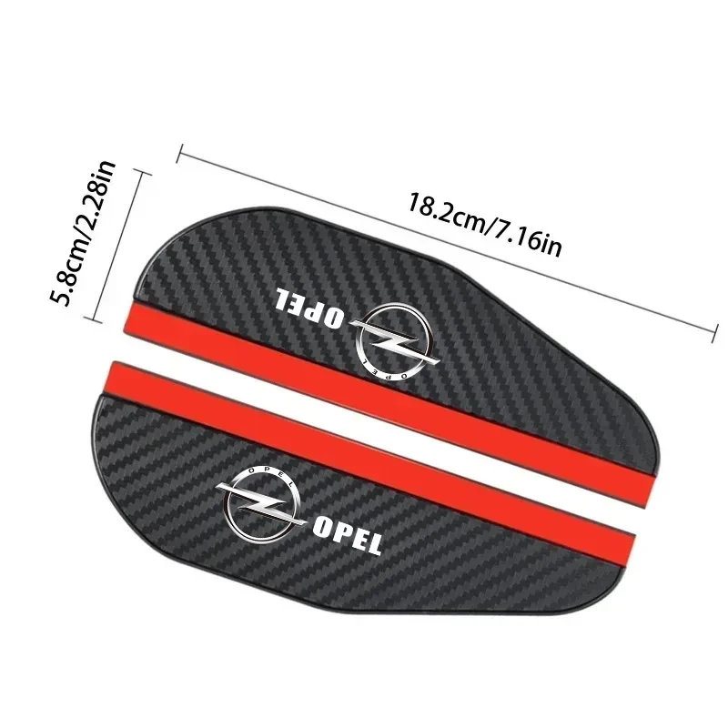2Pcs Carbon Fiber Car Rearview Mirror Eyebrow Rain Cover For Opel Astra j Insignia Astra g Corsa Zafira b Mokka Vivaro Meriva