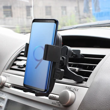 자동차 에어 벤트 폰 브래킷 플라스틱 차량 핸즈프리 크래들 마운트, 휴대폰 거치대 내비게이션, 스마트폰 지지대 랙