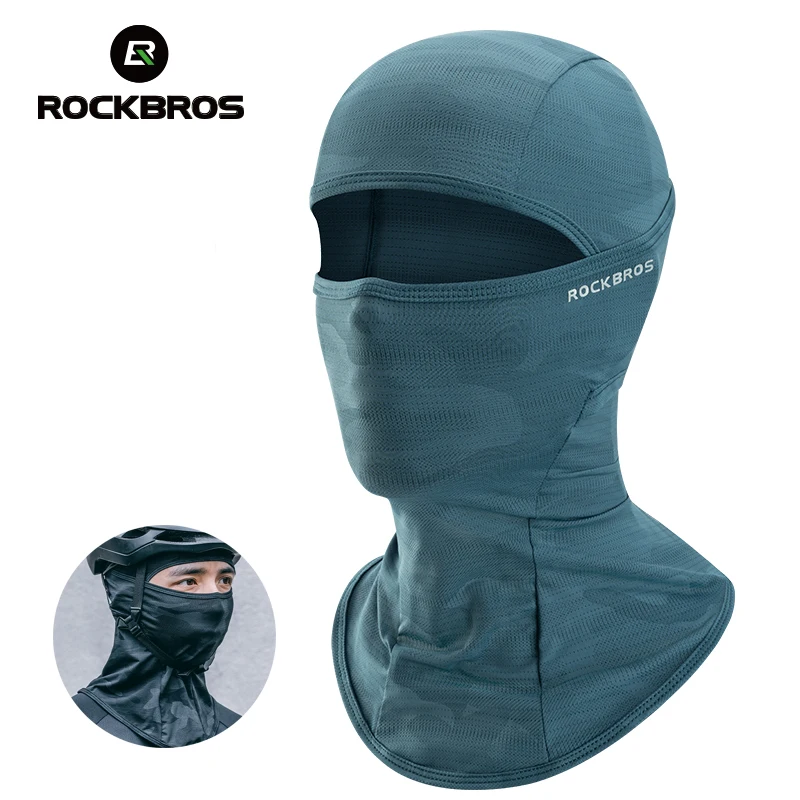 ROCKBROS маска на все лицо защита от УФ-лучей велосипедная летняя Балаклава шляпа
