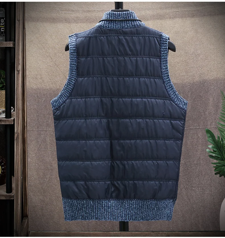 Gilet Sans Manches Femme En Tricot Doublé Polaire - Imprimé Floral, Style Vintage - 9