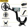 Treasure Hunter GT300 Metal Detector Professional Underground Detector De Metales Pinpointing Gold Detector Waterproof IP68 2