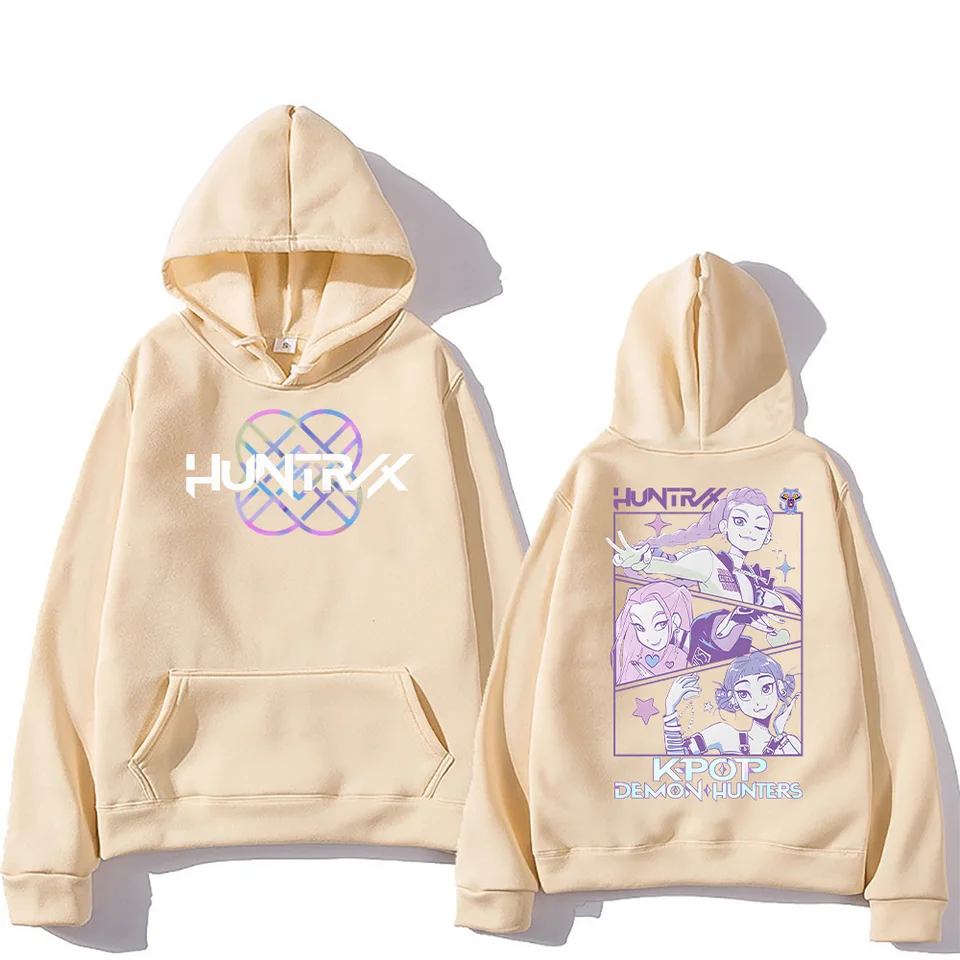 Kpop D-Demon H-Hunters Sweat à Capuche Tendance à Manches