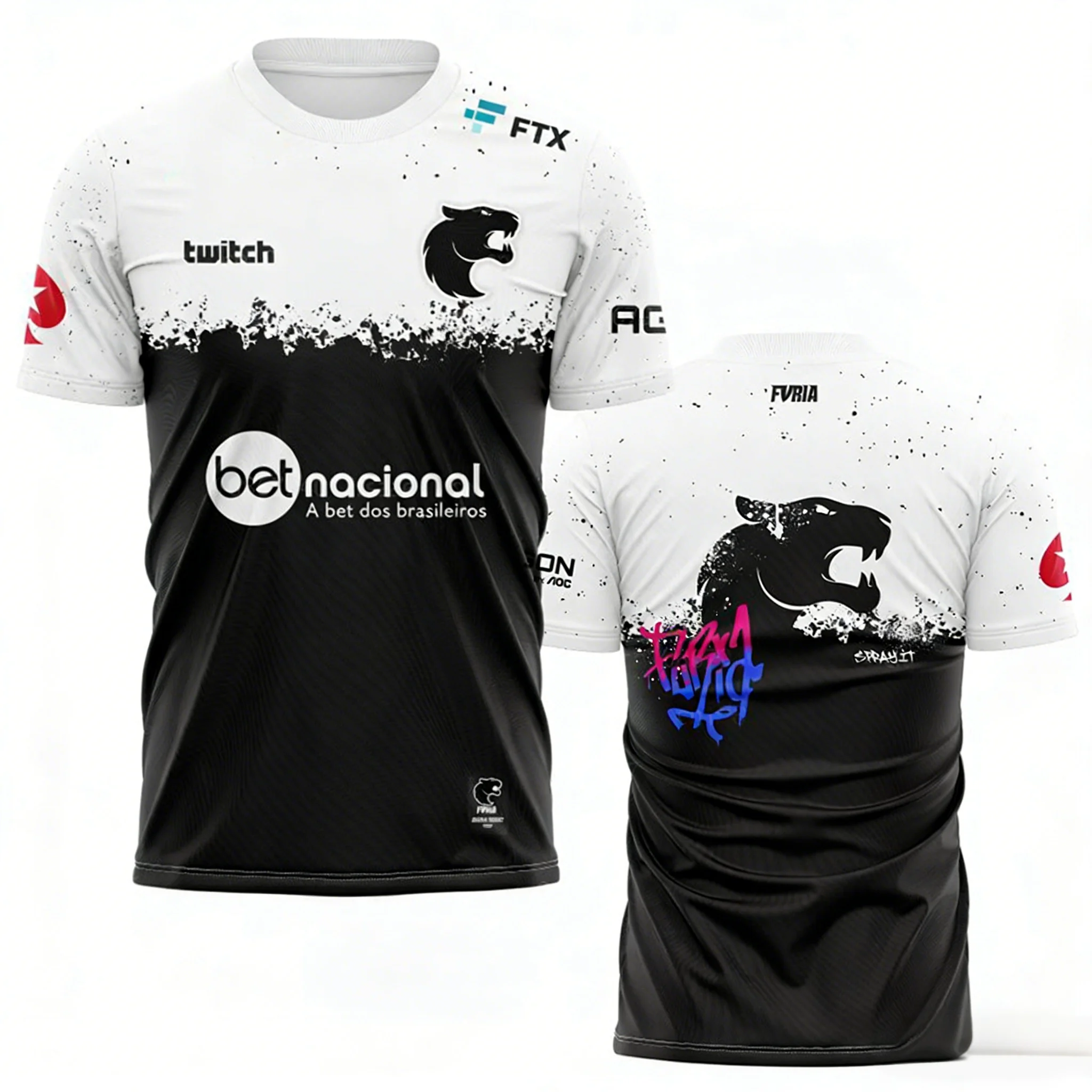 The Future Is Black 3D-gedrucktes Eltern-Kind-Kleidungsstück, 26 Season Sports T-Shirt, bequemes E-Sport-Gaming-Sportshirt für Herren – Detail 8