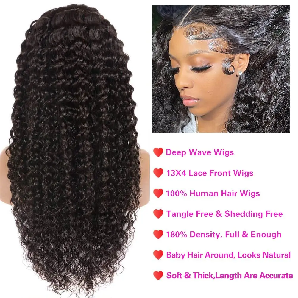 Peluca de cabello humano para mujeres negras, postizo de encaje Frontal Hd de 13x4, 30 pulgadas, 180 de densidad, sin pegamento