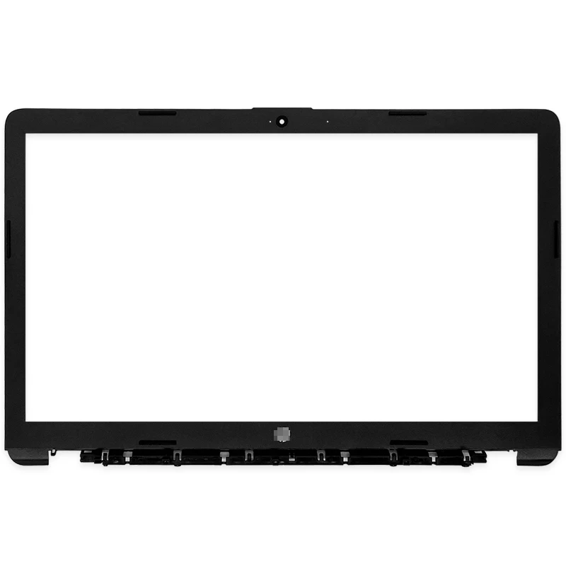 HP 15-DA 15-DB 250 G7 255 15-DA0014DX 노트북 LCD 후면 커버 전면 베젤 경첩 손목 받침대 하단 케이스 회색, 새 상단 후면 케이스