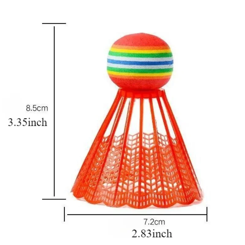 A Set Game Sports Big Head Color Badmintons Rainbow Plastic Tennis Mixed Children Adults Children'S Patting Indoor Special China badminton shuttlecock badminton ball feather shuttlecock