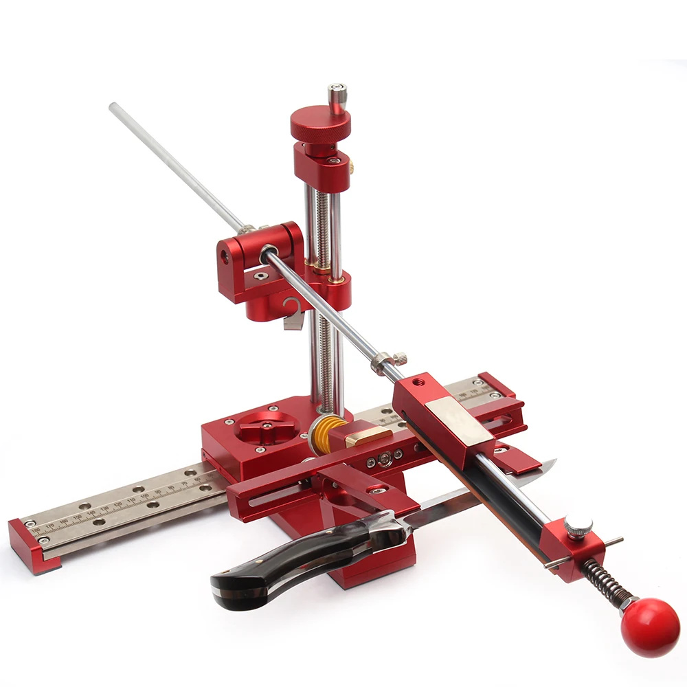 Affûteur de couteaux à angle fixe Aiguiseur de couteaux avec 6 pierres à  aiguiser, kit d'aiguisage de outillage outils