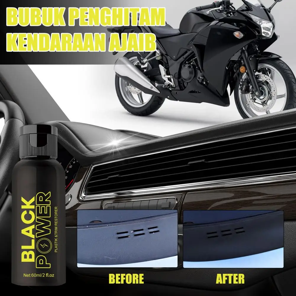 Useful Stain Removal Waterproof Dashboard Plastic Restoration Agent Safe Refurbished Cleaner Motorcycle Supplies