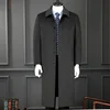 Thick Extra Long Coat Men's Winter Cashmere Coat Men Down Inner Warm Woolen Jacket Male Trenchcoat Man Clothes Abrigos Hombre FC 2