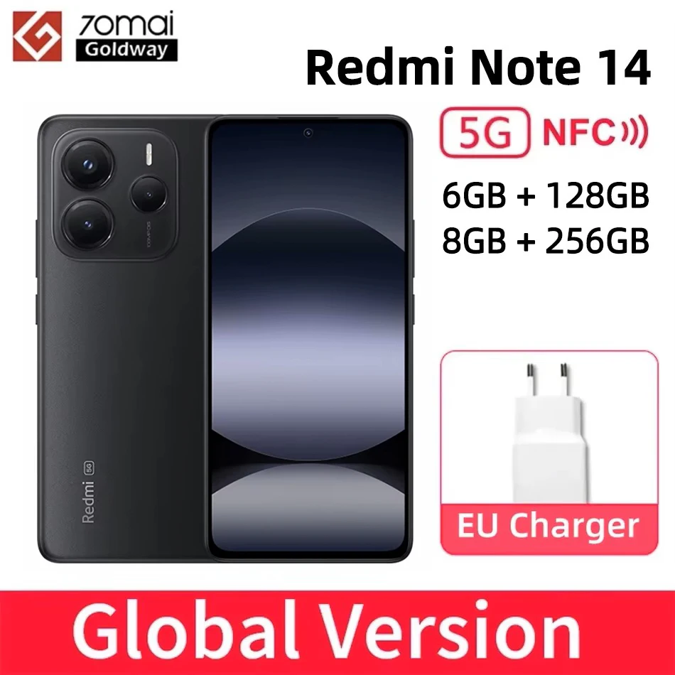 グローバルバージョン Xiaomi Redmi Note 14 5G Smartphoone