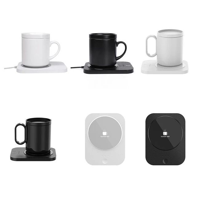 Mug Warmer Plate With 8h Auto Shut Off Coffee Mug Warmer For Desk With 3  Temperatures Adjustable Wireless Charging Cup Warmer - AliExpress