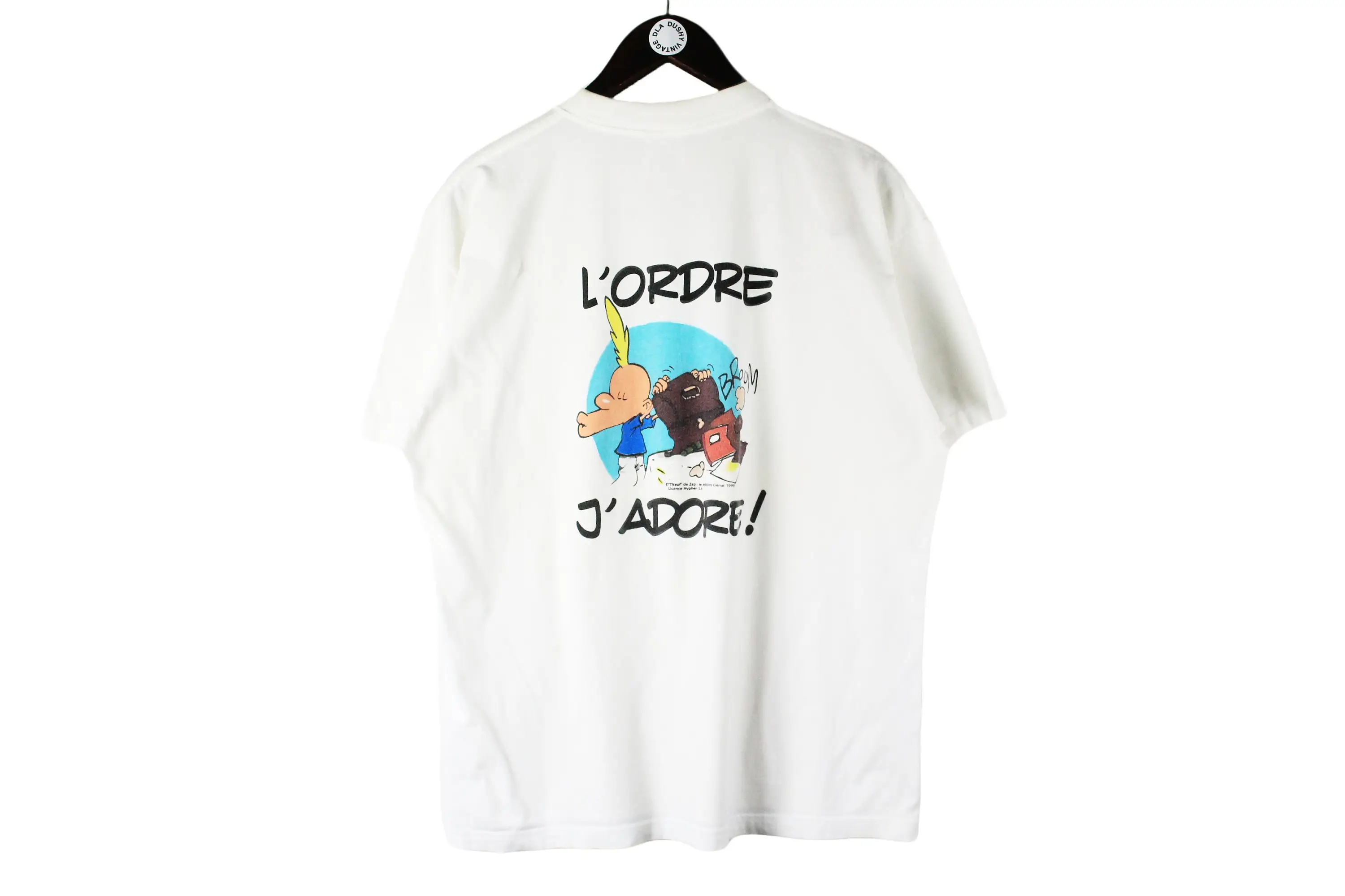 T-Shirt Vintage Titeuf 1999 L'Ordre J'Adoore Wear Size