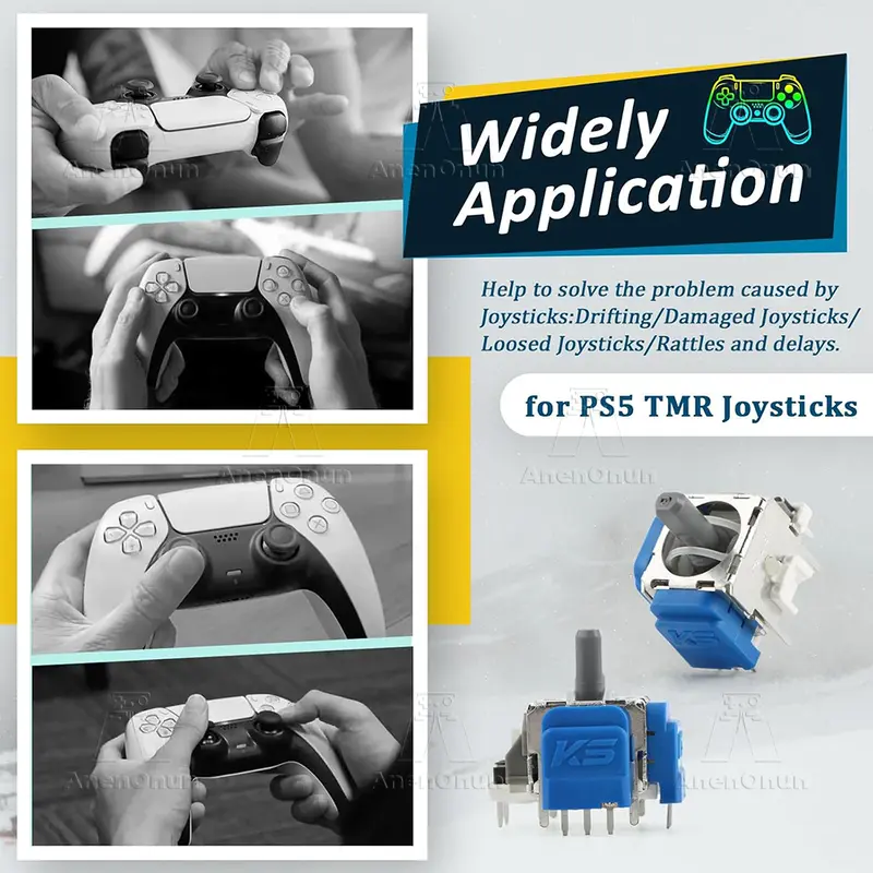 TMR Electromagnetic Joystick for PS5 Controller Thumbstick No-Drift Upgrade Replacement Kit Gamepad 3D Analog Sensor Accessories - Image 2