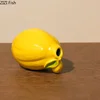 Creative Lemon Ceramic Vase Desk Decoration Artificial Flower Decorative Flowers Arrangement Floral Vases Room Aesthetic Decor 2