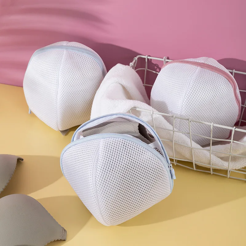 Anti-Deformation Bra Mesh Bag Machine-Wash Special Polyester Bra Mesh Bags Brassiere Cleaning Underwear Sports Bra Laundry Bag 5