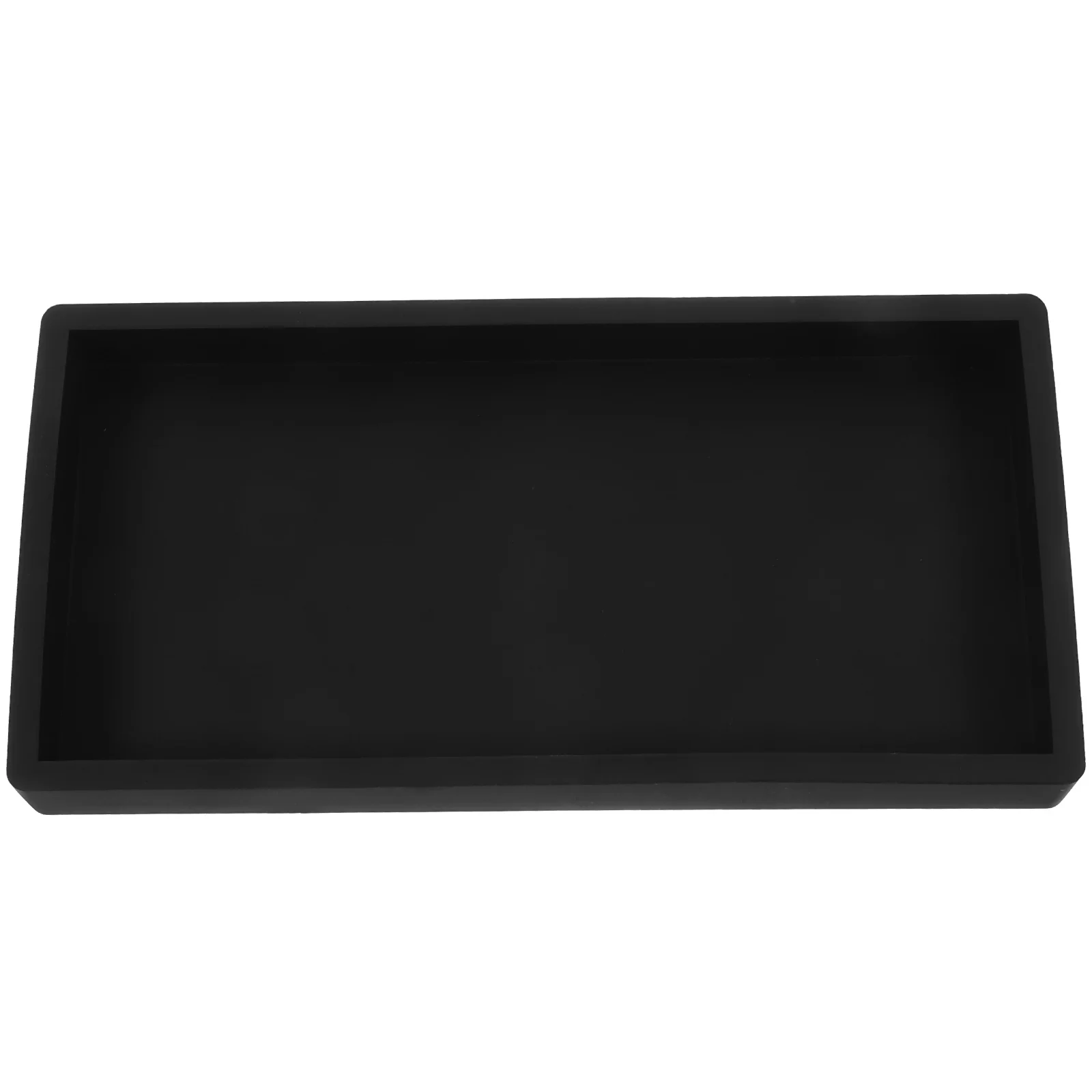 White Marble Silicone Bathroom Storage Tray Vanity Counter Decorative Kitchen Sink Soap Bottle ganizer Trays For Garden Storage 2
