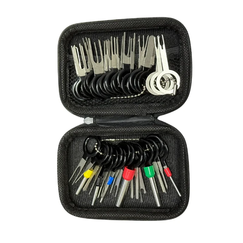 41pcs Car Terminal Removal Kit Wire Plug Connector Extractor Puller Release Pin Extractor Set Automotive Repair Tools